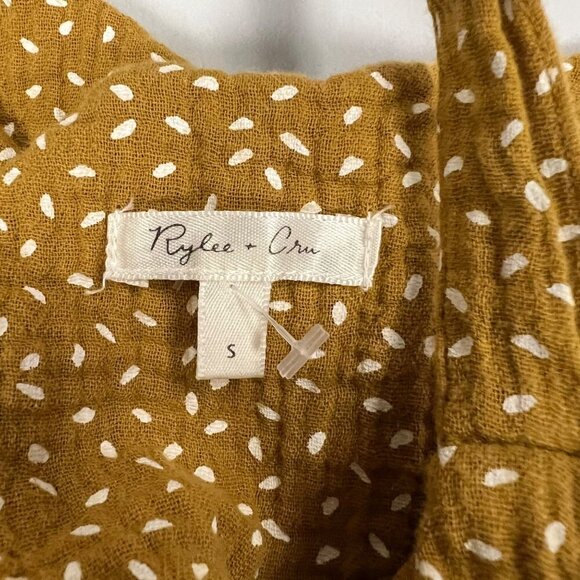 Rylee & Cru Women's Wide Leg Cropped Jumpsuit Multicolor Size Small Sleeveless - Picture 8 of 9